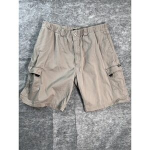 OP‎ Sport Mens L / 36 Cargo Shorts Khaki Brown Cotton  9"inseam